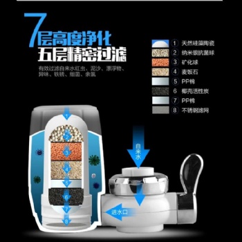 Kitchen faucet water purifier filter